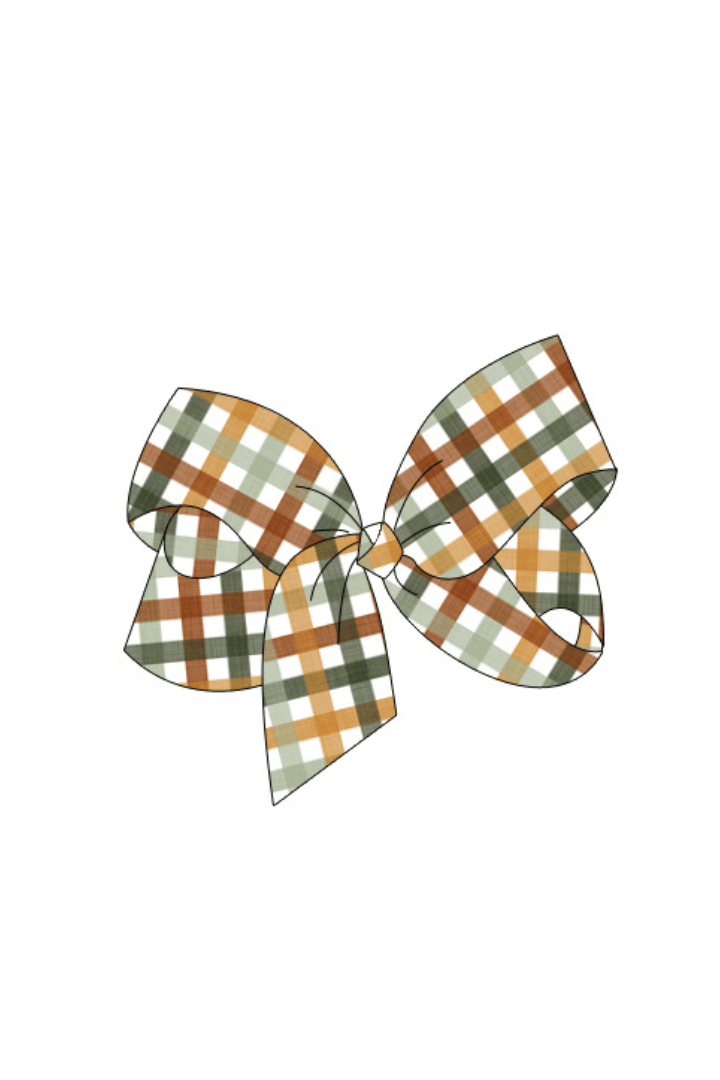 The Smocked Flamingo Children's Clothing Pre-Order Fall Plaid Bow