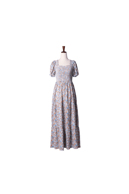 The Smocked Flamingo Children's Clothing Smocked Fall Floral Mom Dress