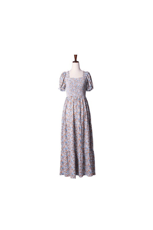 The Smocked Flamingo Children's Clothing Smocked Fall Floral Mom Dress