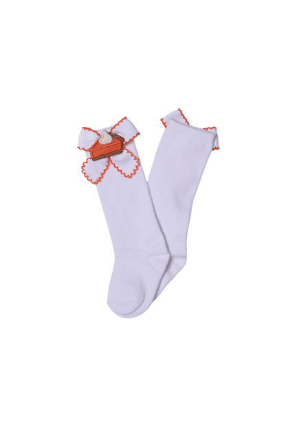 The Smocked Flamingo Children's Clothing Sweet As Pie Bow Socks