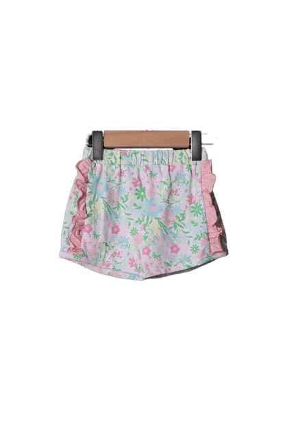 The Smocked Flamingo Ellie Floral Knit Short Set