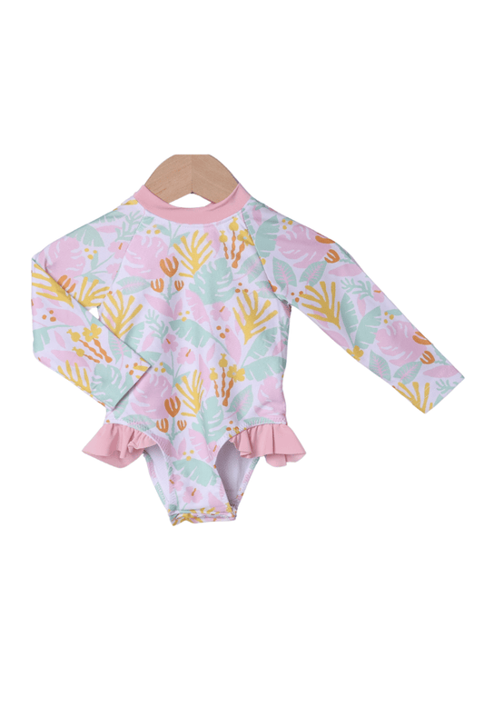 The Smocked Flamingo Island Tropic Swimsuit