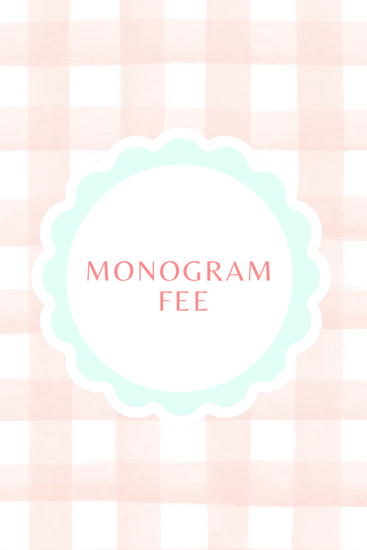 The Smocked Flamingo Monogram Embroidery Add-On