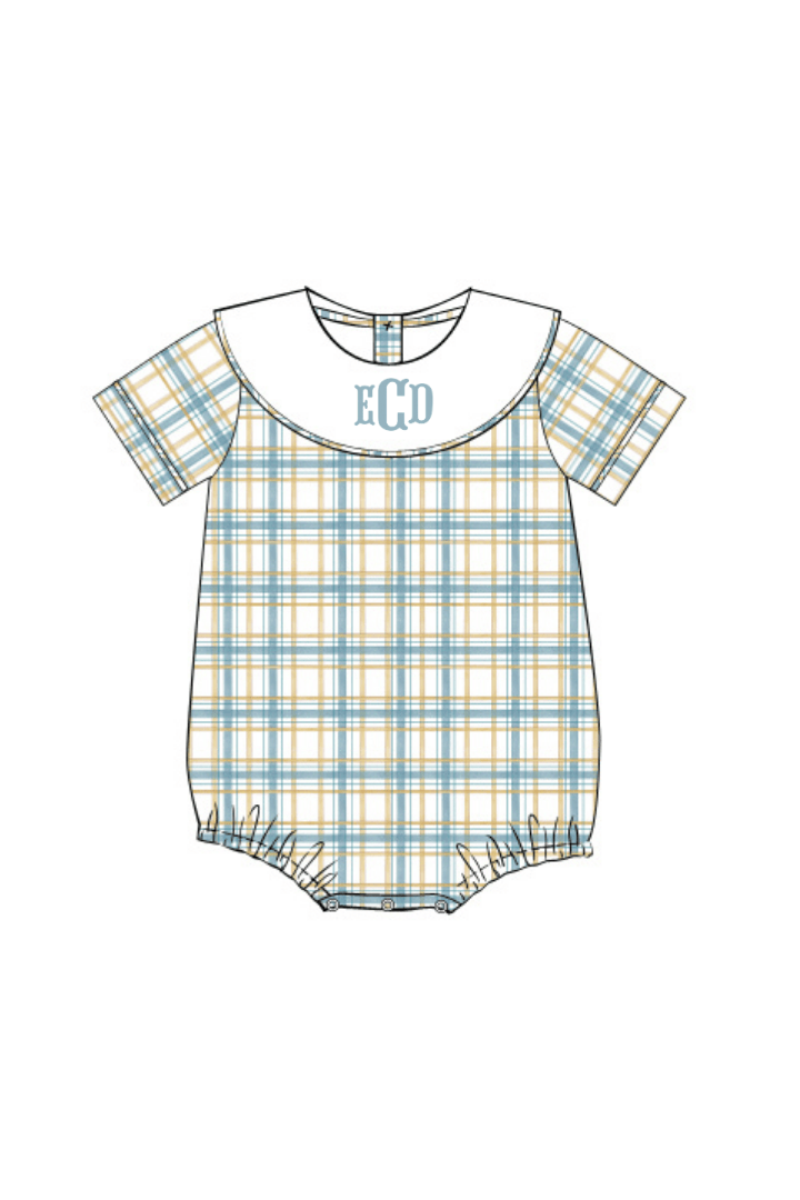 The Smocked Flamingo Pre-Order Fall Plaid Bubble