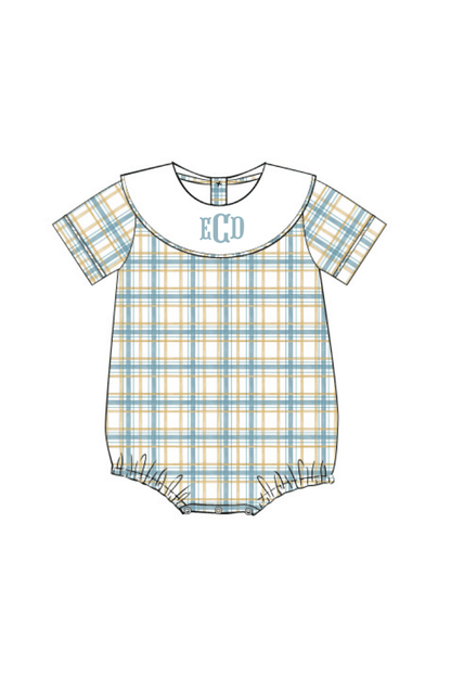 The Smocked Flamingo Pre-Order Fall Plaid Bubble