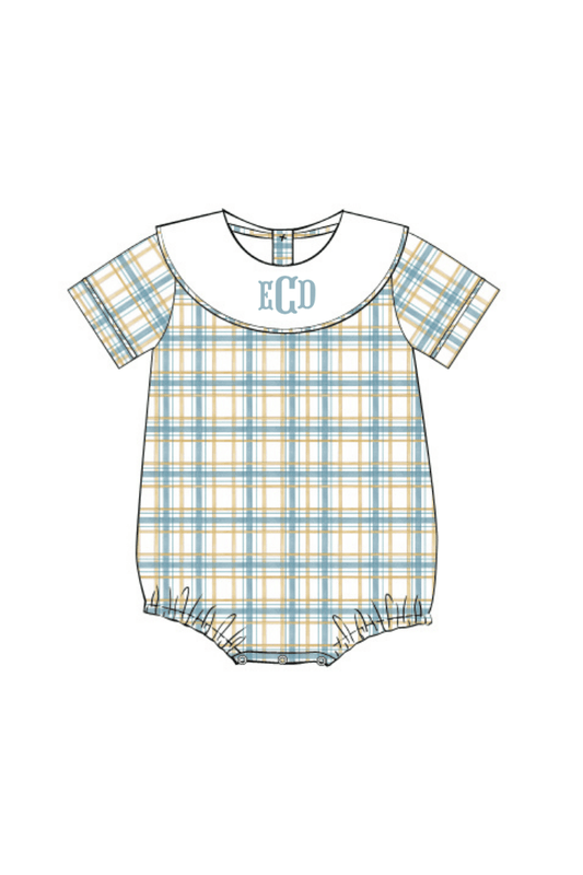 The Smocked Flamingo Pre-Order Fall Plaid Bubble