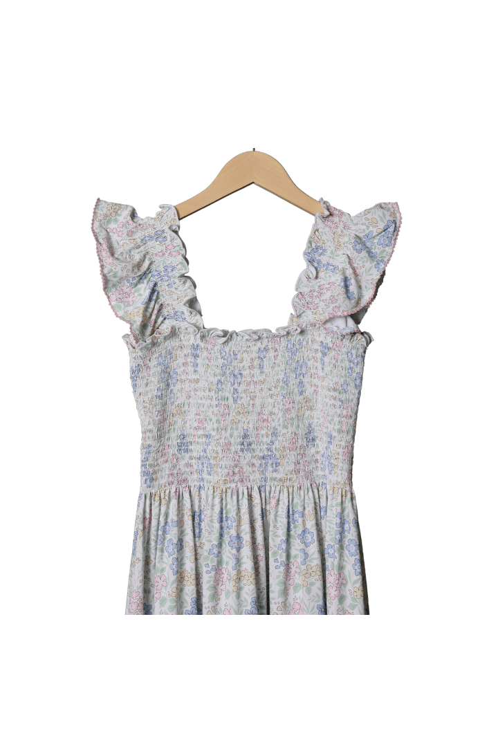 The Smocked Flamingo Pre-Order Sweet Floral Knit Matching Mom Dress