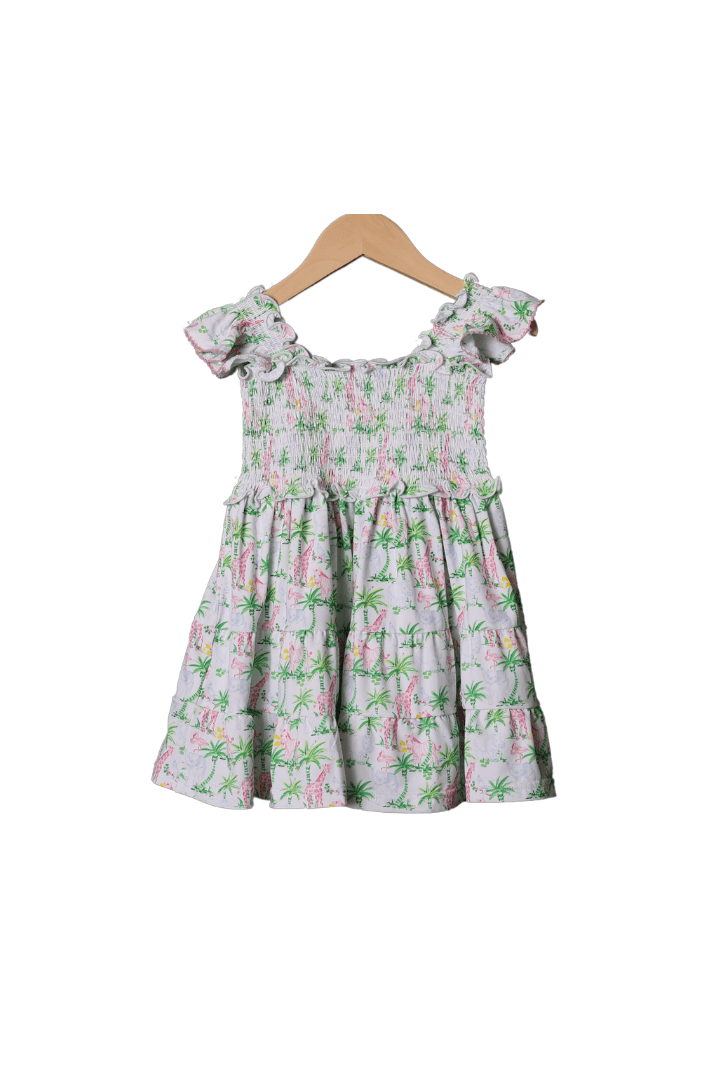 Strapless Sweetheart Dresses with Cascade Skirt Flamingo