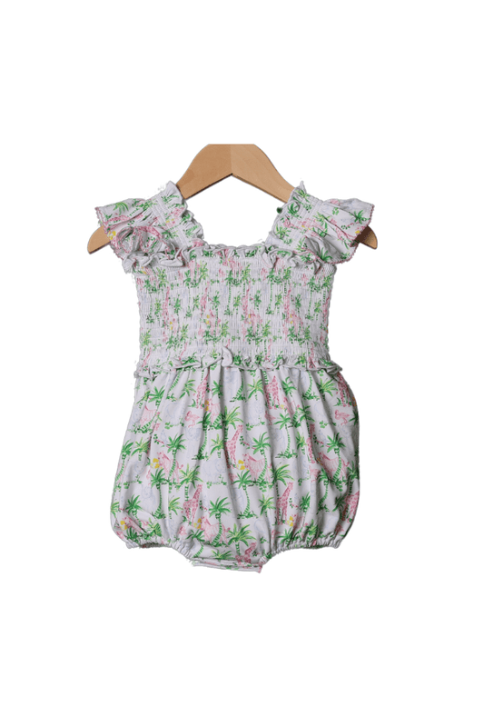 The Smocked Flamingo Tropical Knit Matching Play Bubble