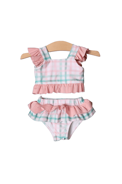 Smocked bathing top suit baby